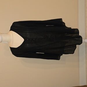 Black tunic top